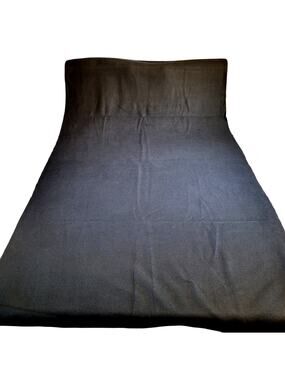 Black Fleece Fabric 62 x 35" Soft Warm Material for Craft Sewing Unbranded